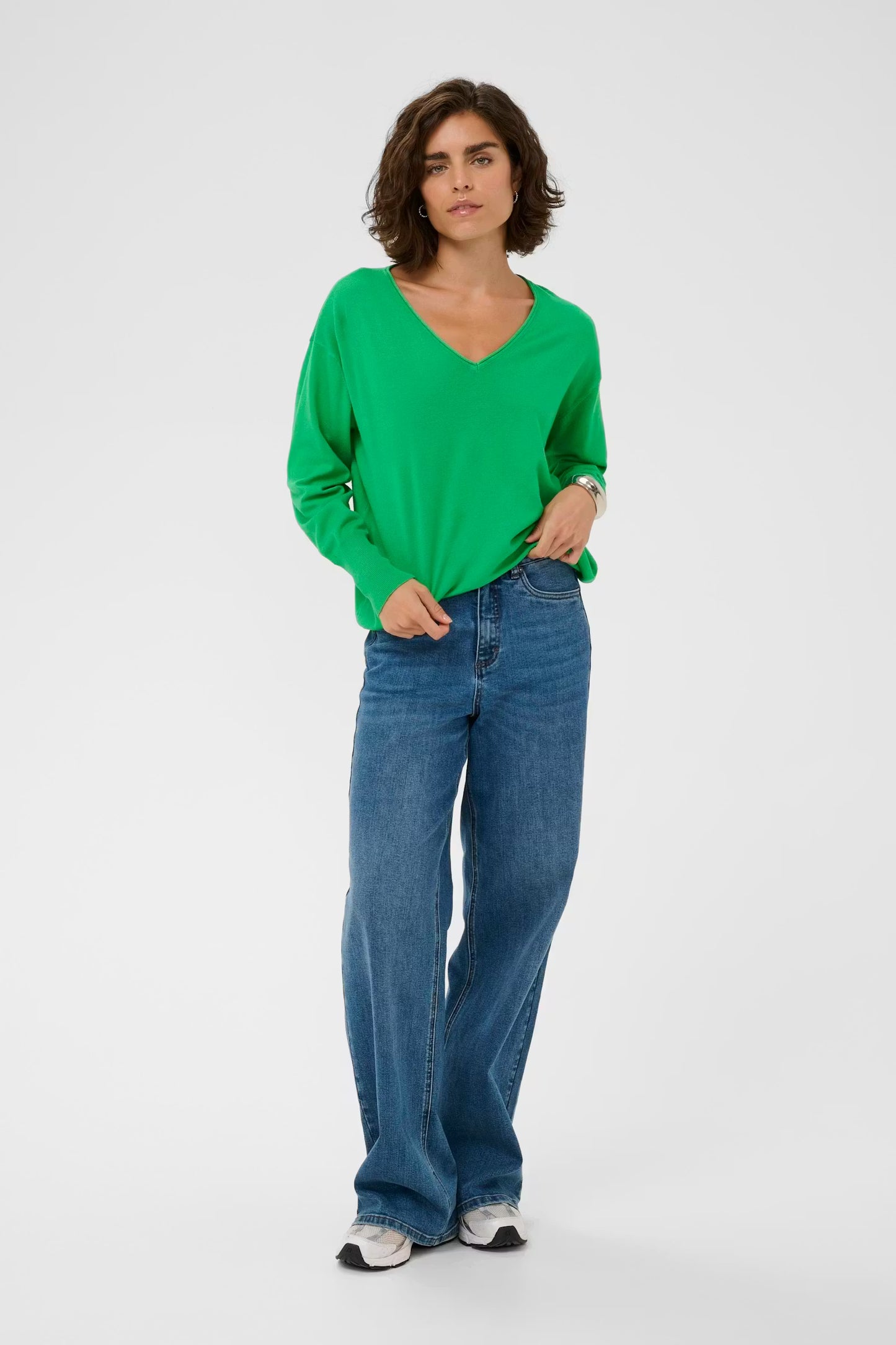 Lizza V Neck Top