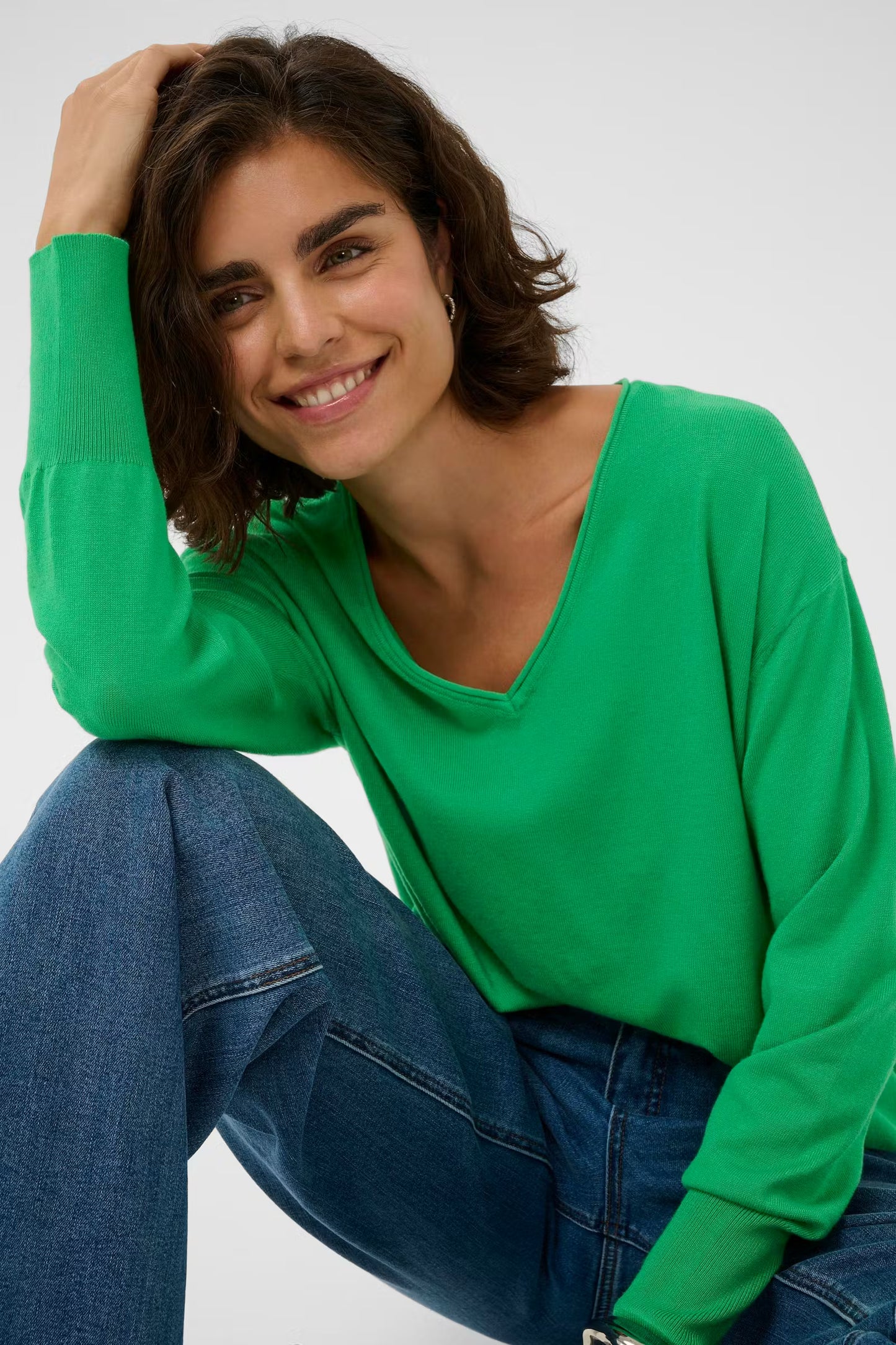 Lizza V Neck Top