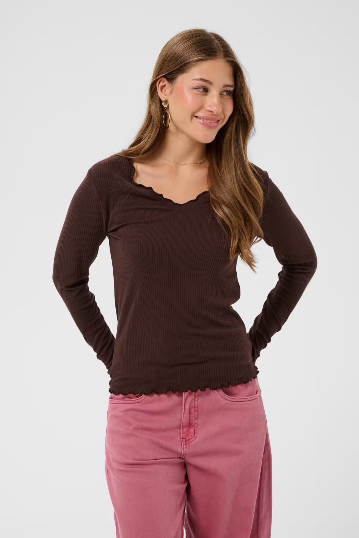 Ribba V Neck T-Shirt