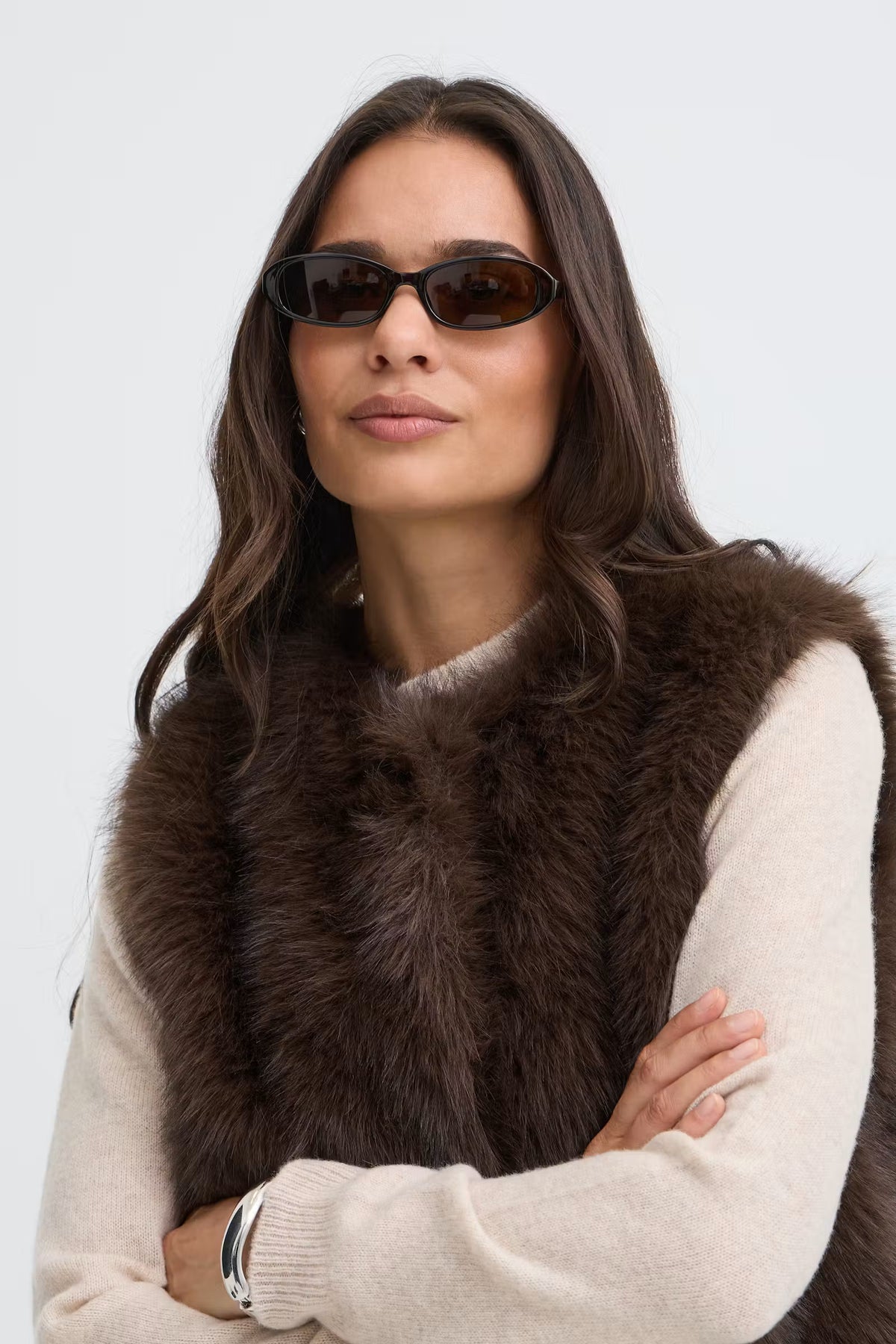 Cesille Faux Fur Vest