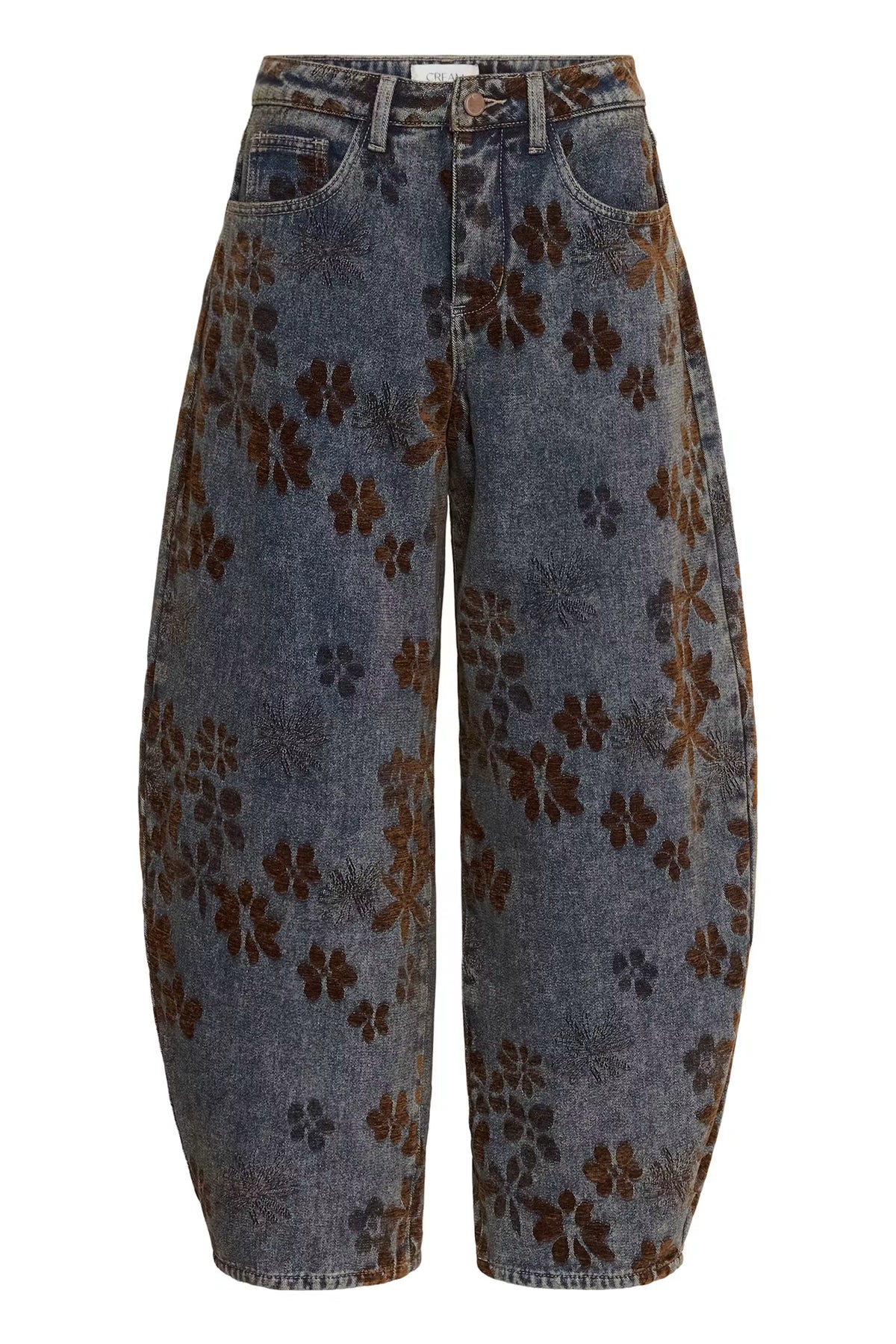 Ramona Barrel Floral Jean