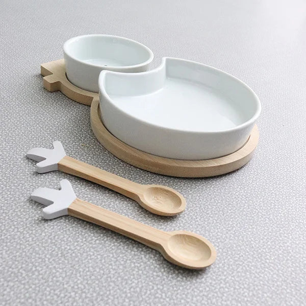 Snowman 5 pc Serving Set