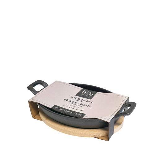 Cast Iron Pan w/Tray
