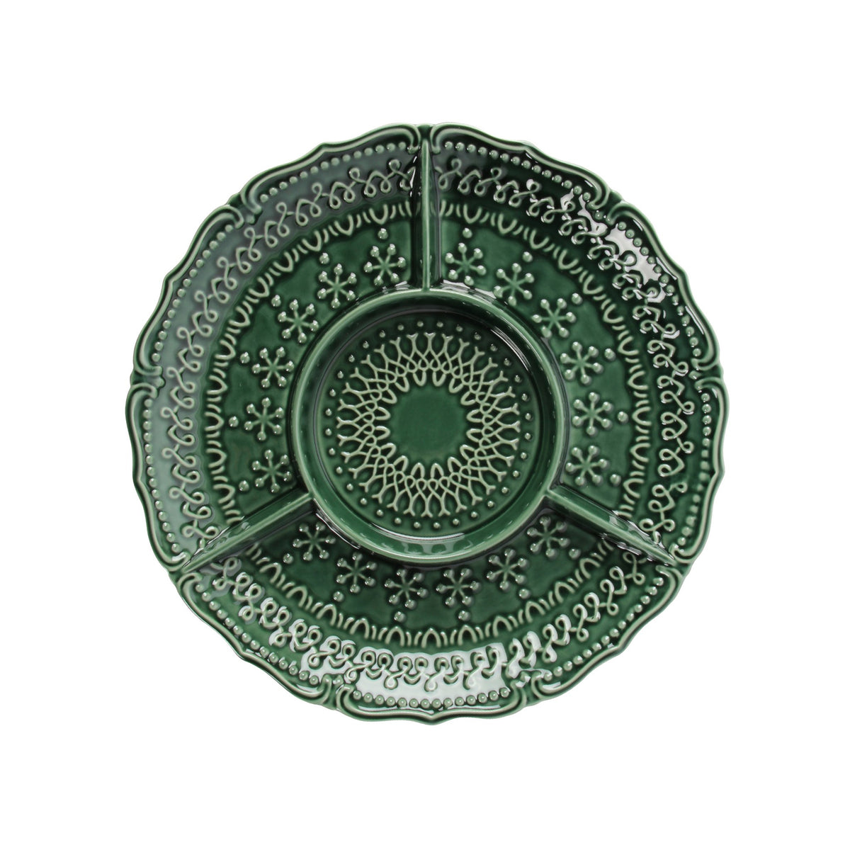 Embossed Holiday Platter