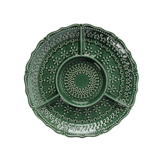 Embossed Holiday Platter