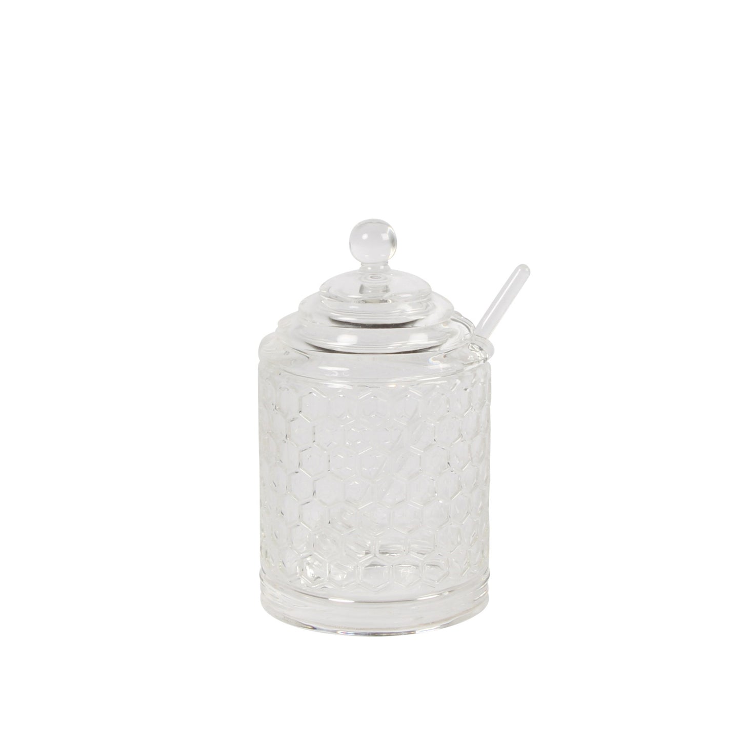 Glass Honey Pot w/Dauber