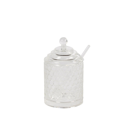 Glass Honey Pot w/Dauber