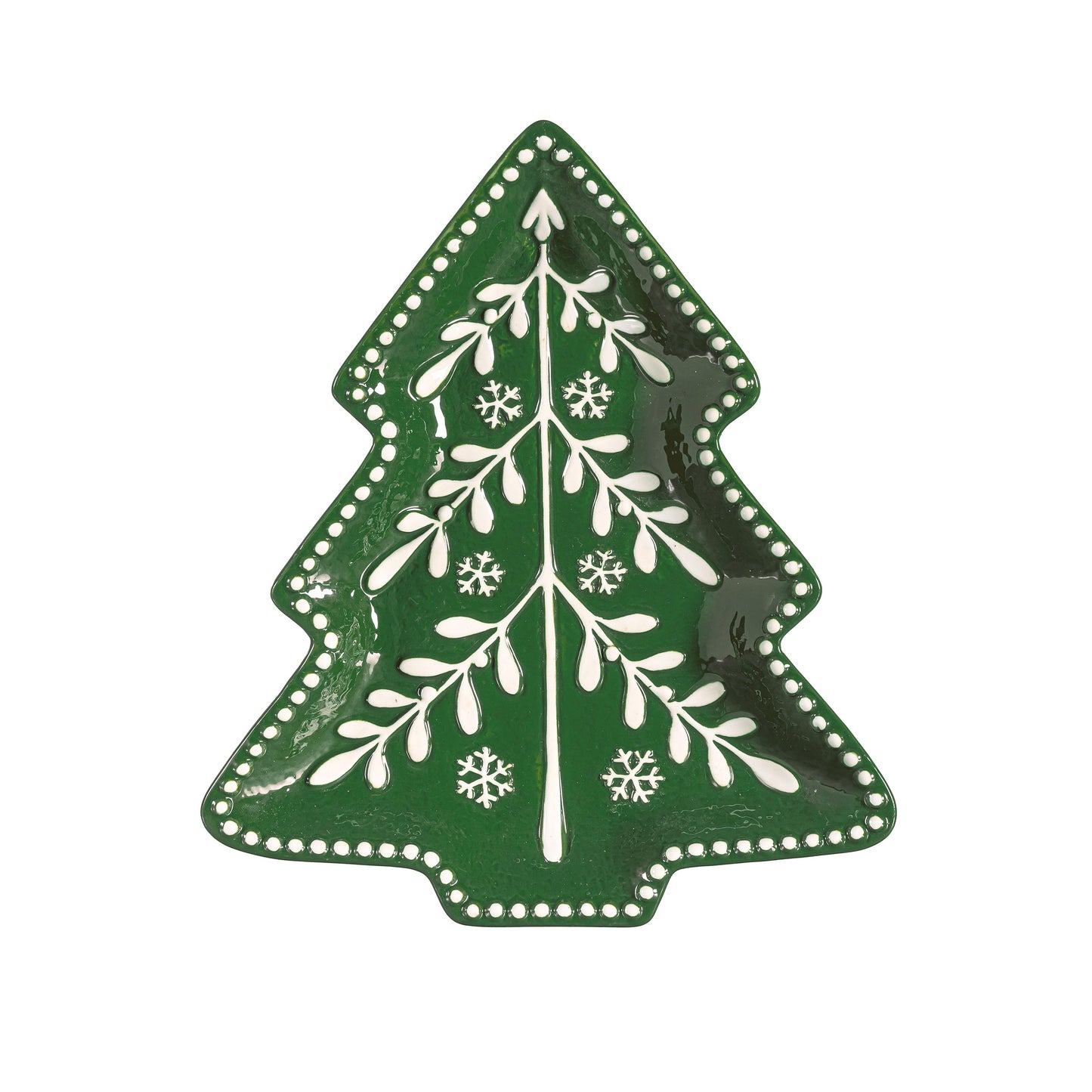 Shades of Green Tree Plate