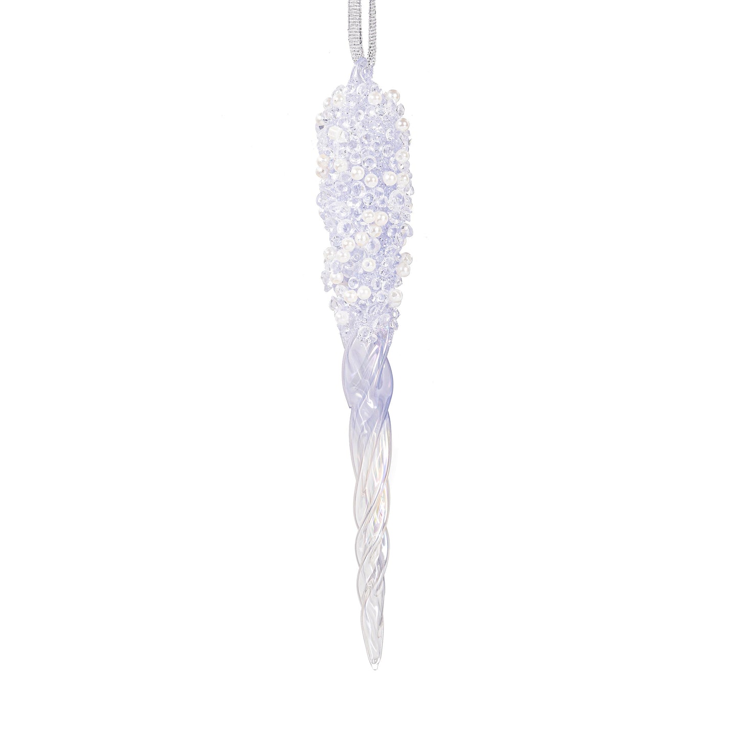 Glass Icicle Ornament