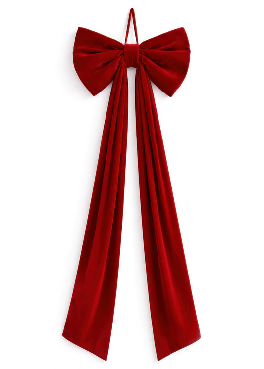 Large Red Bow