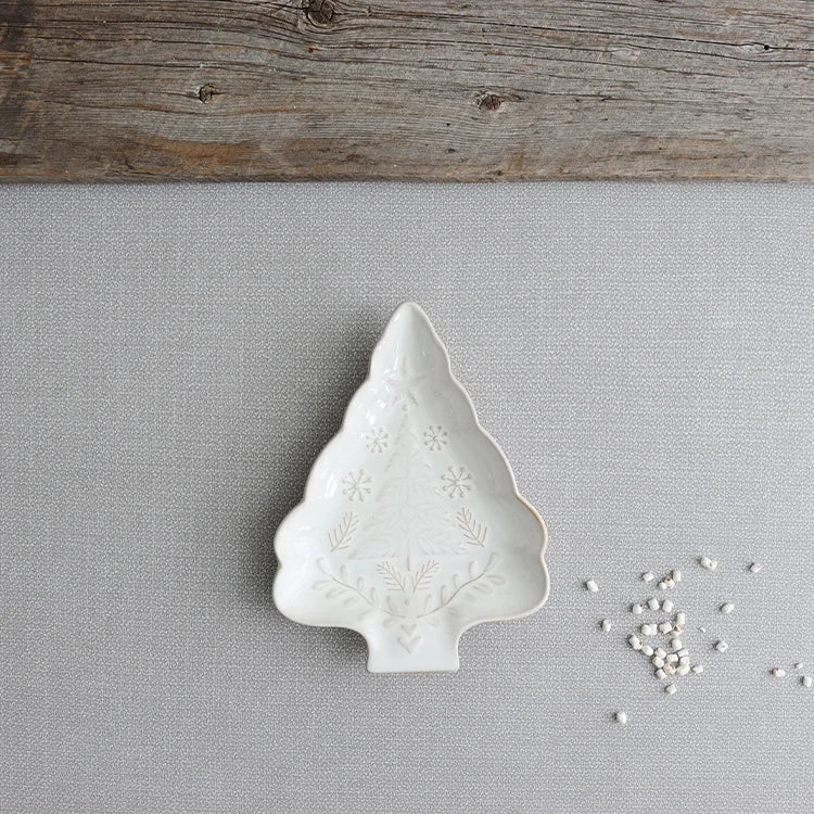 Snowfall Tree Plate