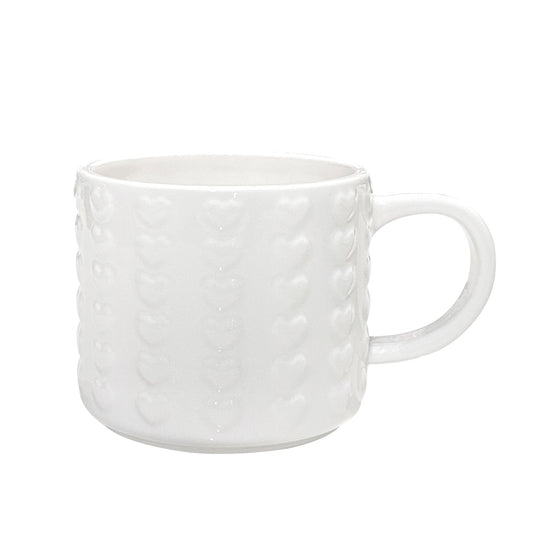 Raised Heart Mug