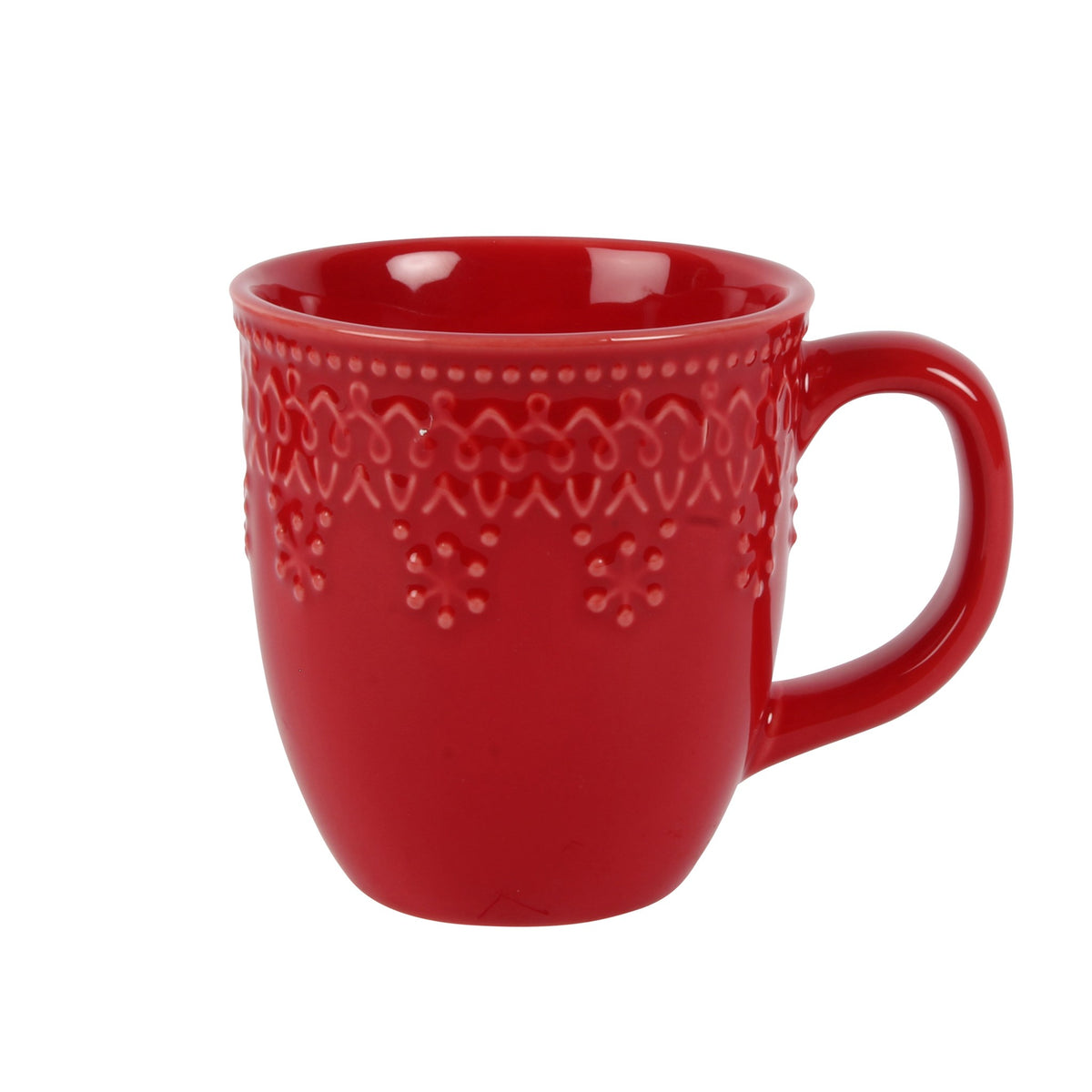 Embossed Holiday Mug
