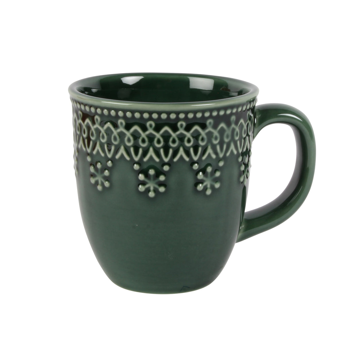 Embossed Holiday Mug