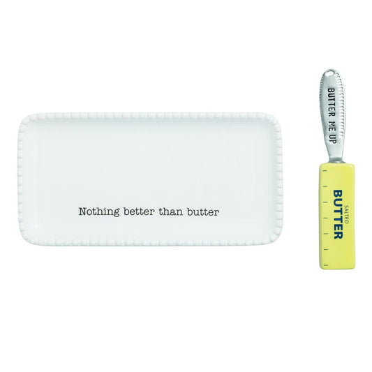 Butter Dish & Spreader