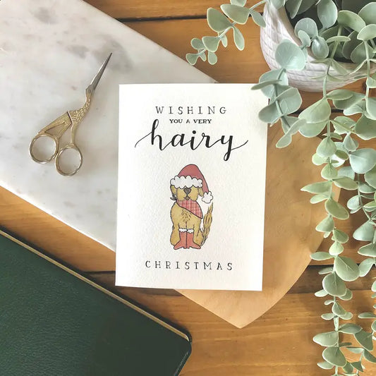 A Very Hairy Christmas Card
