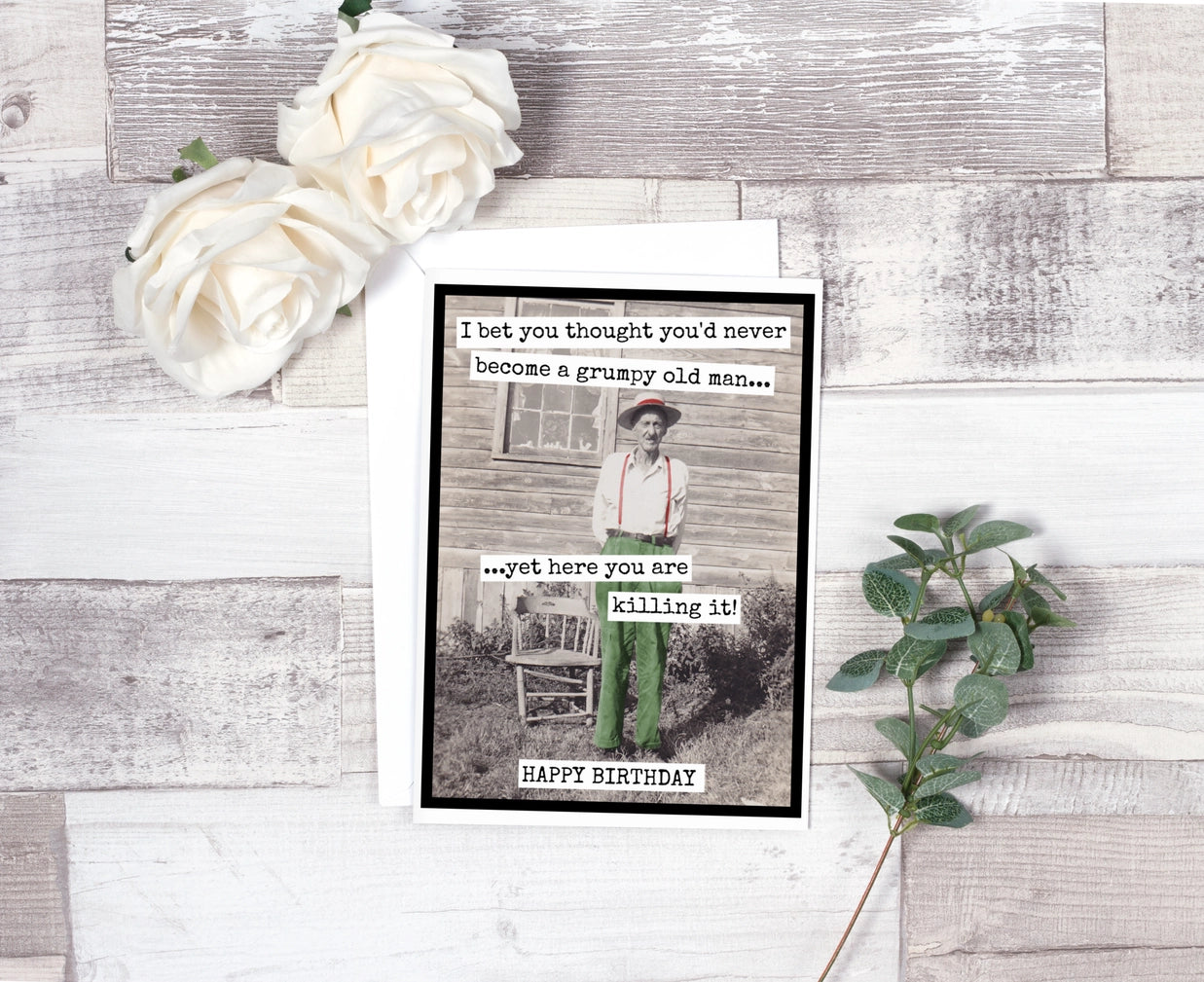 Grumpy Old Man Card