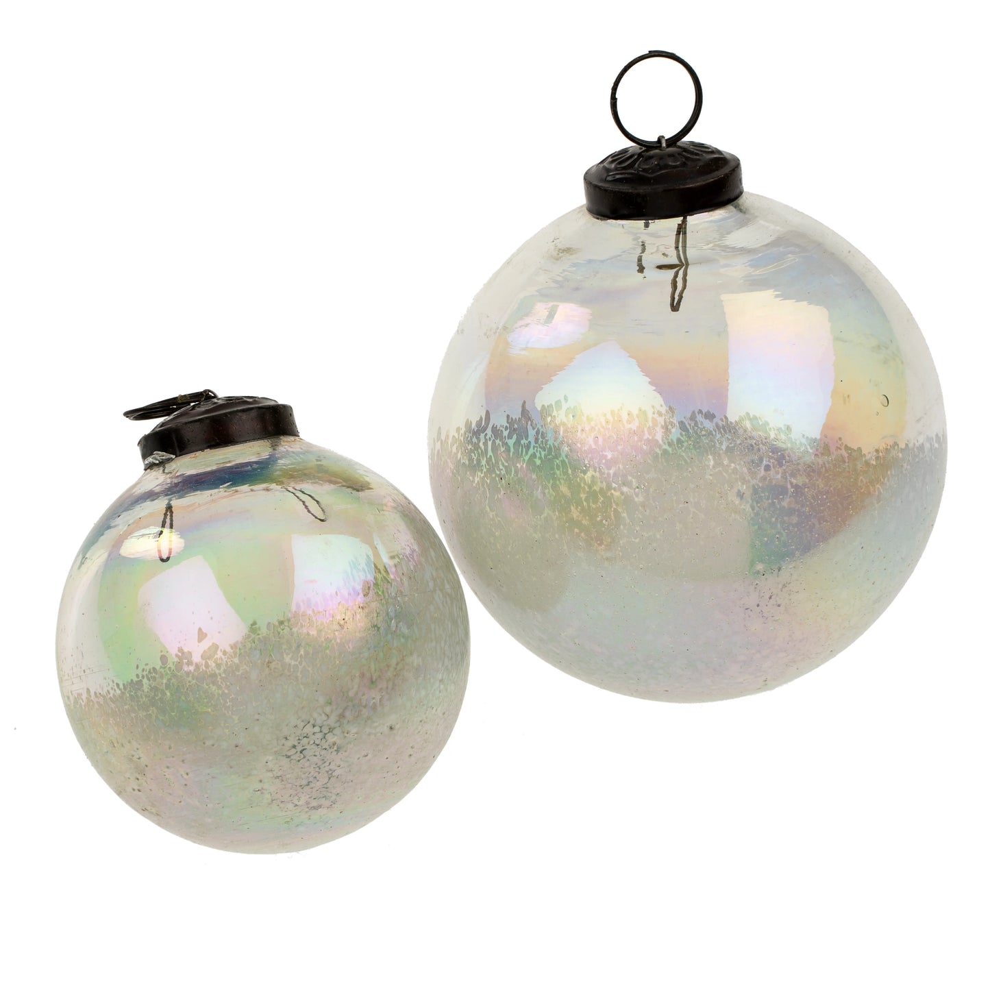 Iridescent Glass Ornament