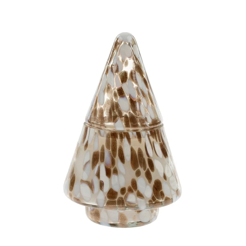 Confetti Glass Tree Candle