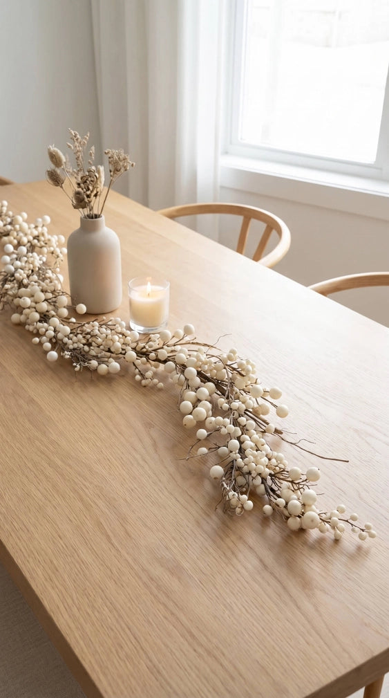 White Berry Garland