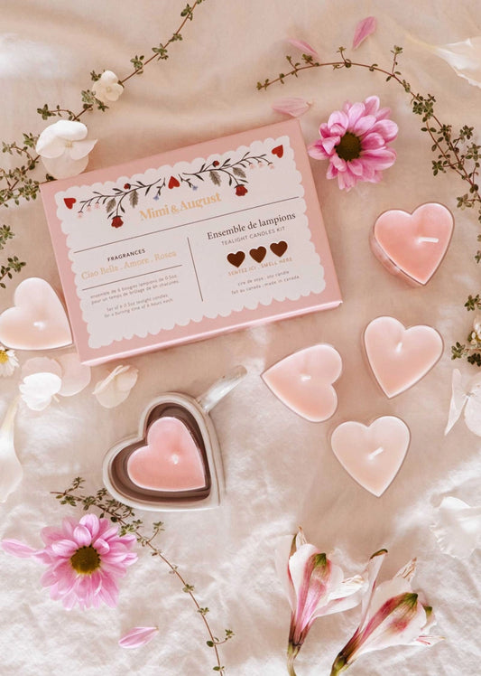 Tealight Hearts Set