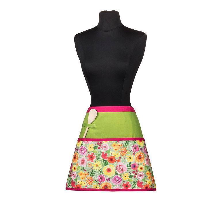 Floral Half Apron