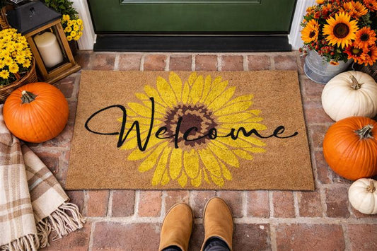 Sunflower Doormat