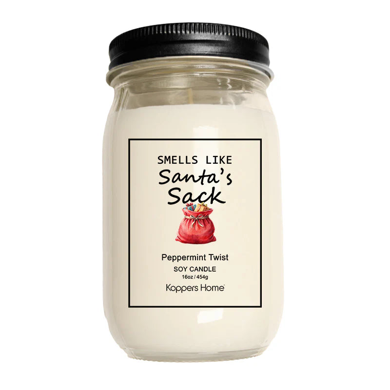 Santa's Sack Candle