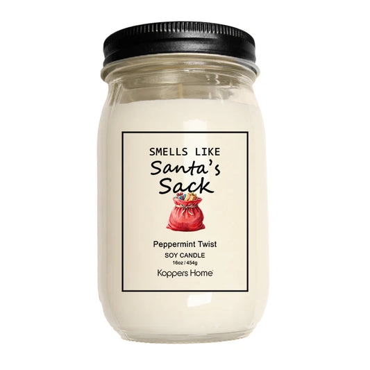 Santa's Sack Candle