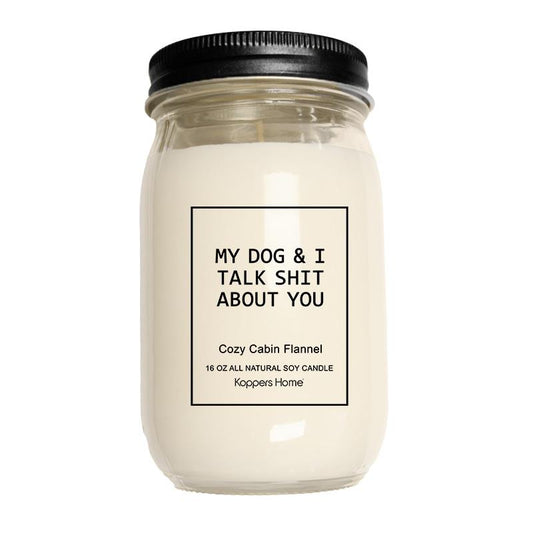 Dog & I Candle