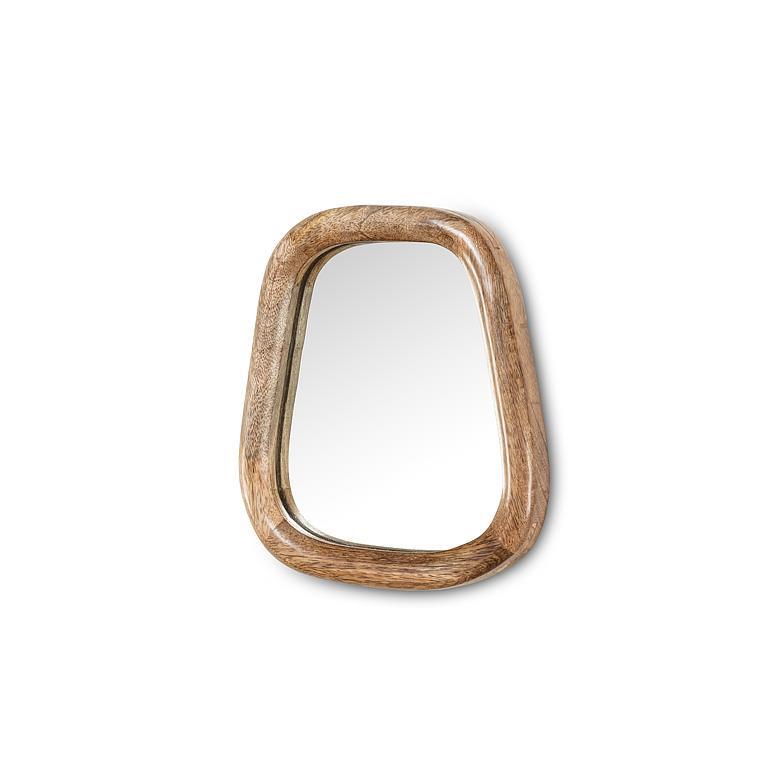 Wood Freeform Mirror