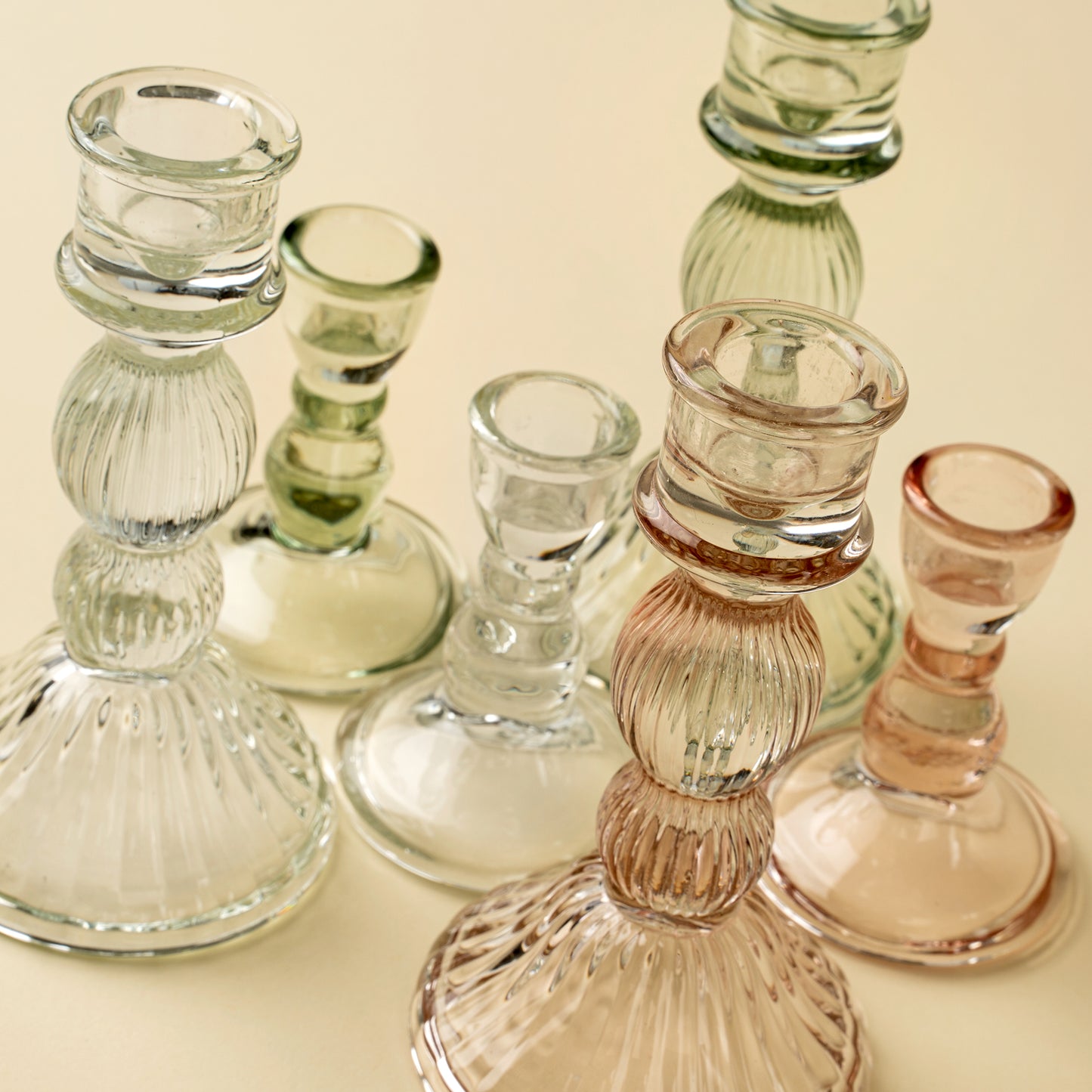 Calista Glass Candleholder