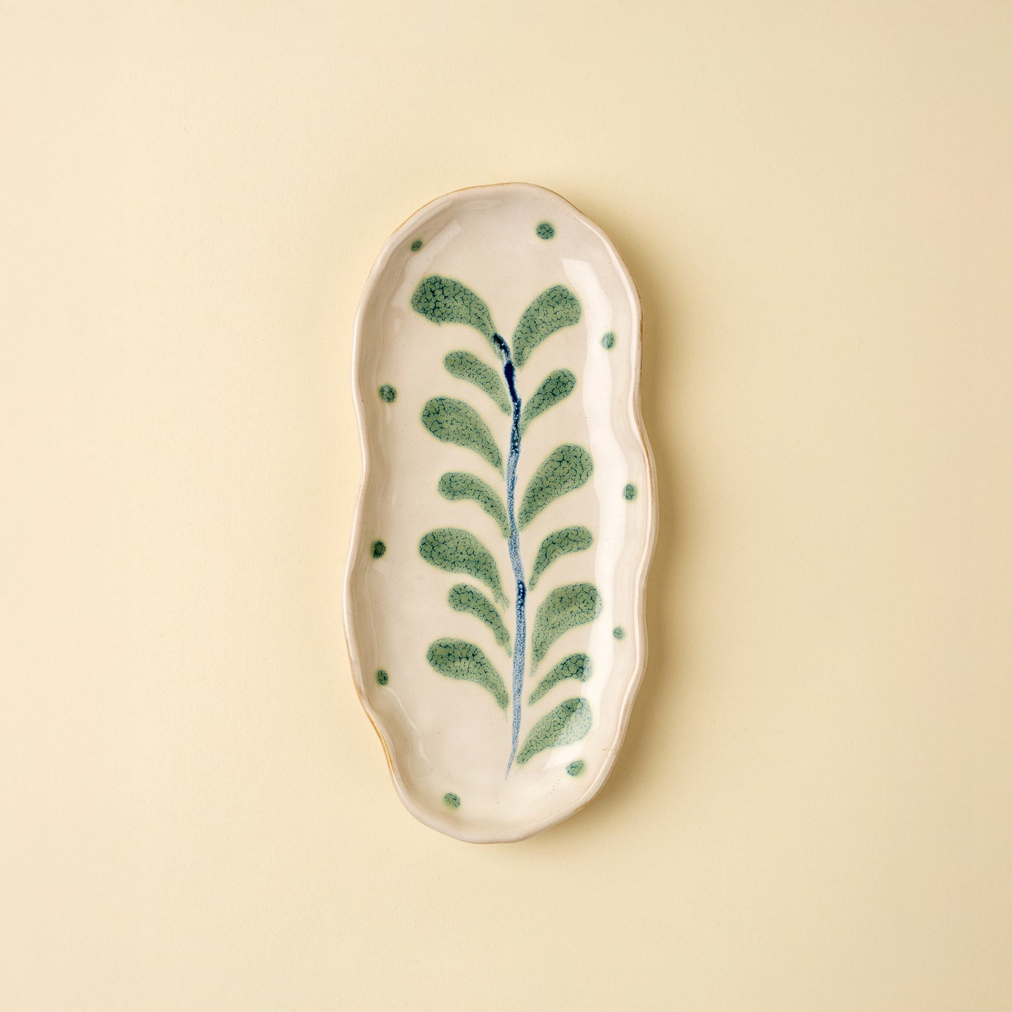 Painted Petals Oval Plate