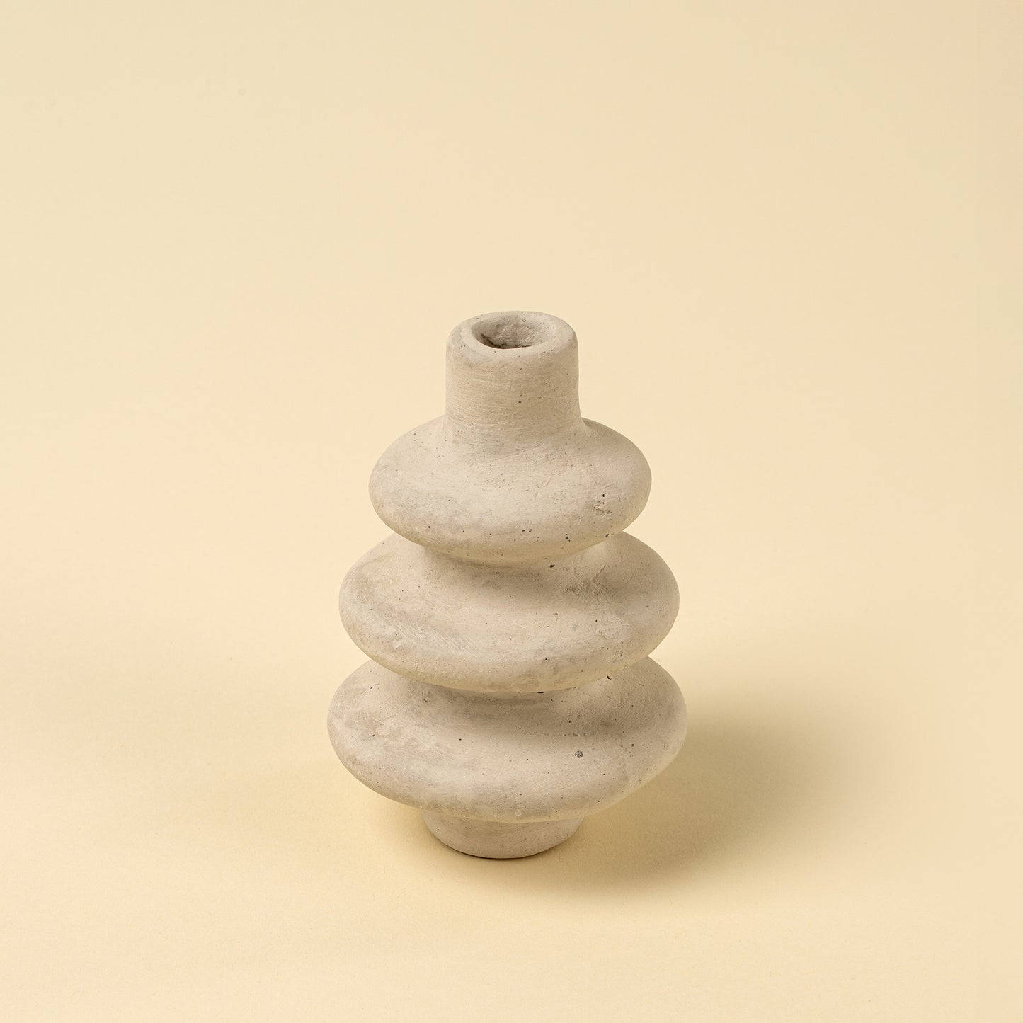 Ripple Paper Mache Vase