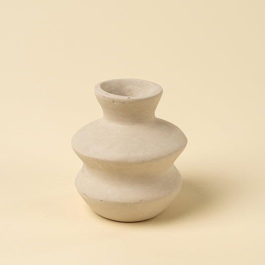 Wave Paper Mache Vase