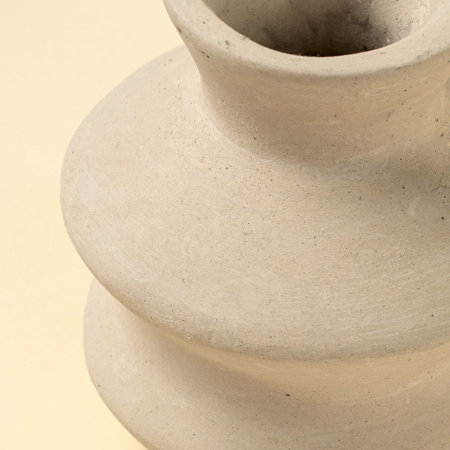 Wave Paper Mache Vase