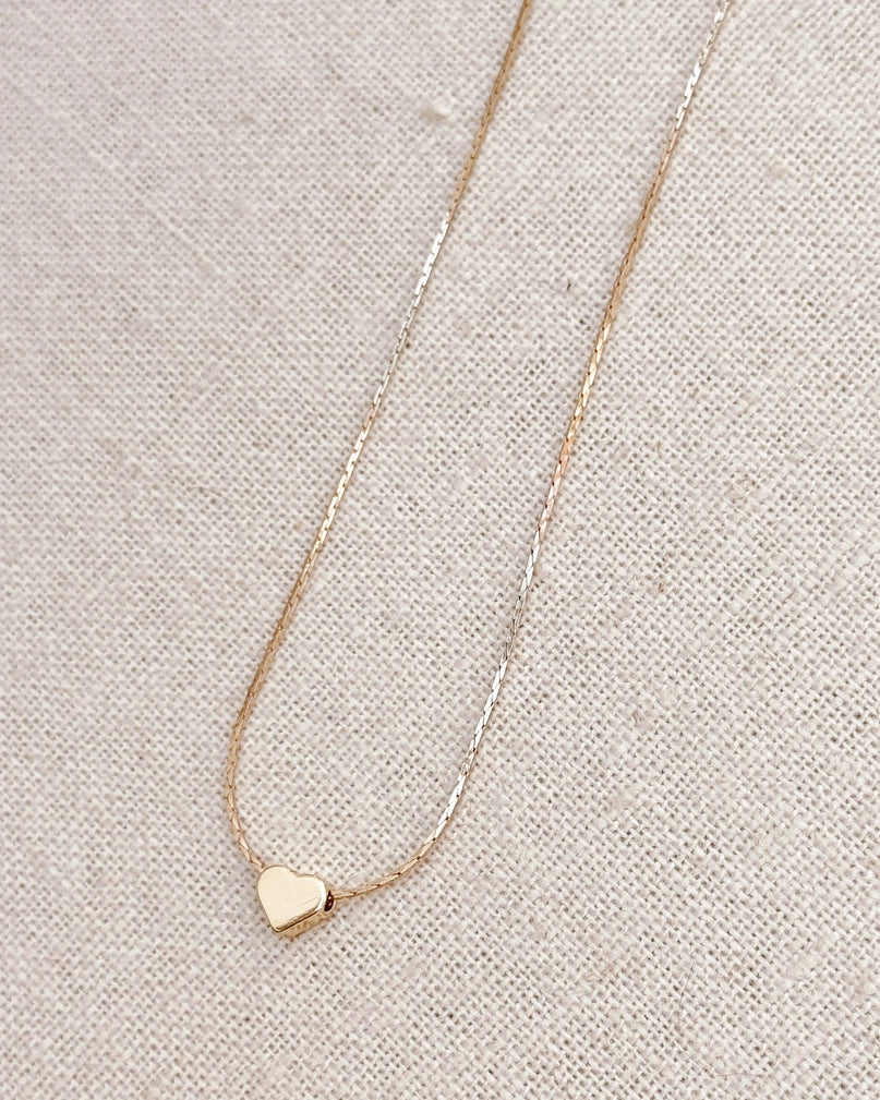 Gold Heart Necklace