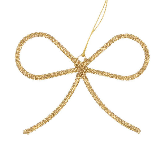 Beaded Bow Ornament