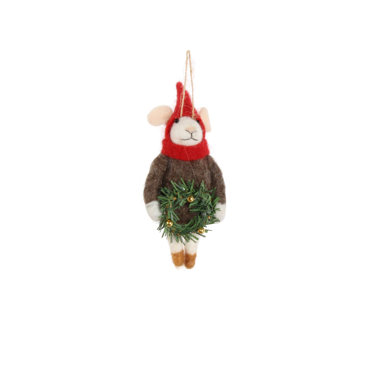 Mouse w/Wreath