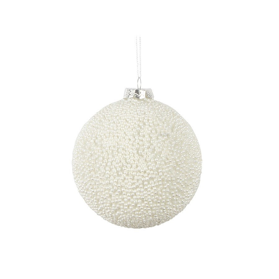 Pearl Glass Ornament