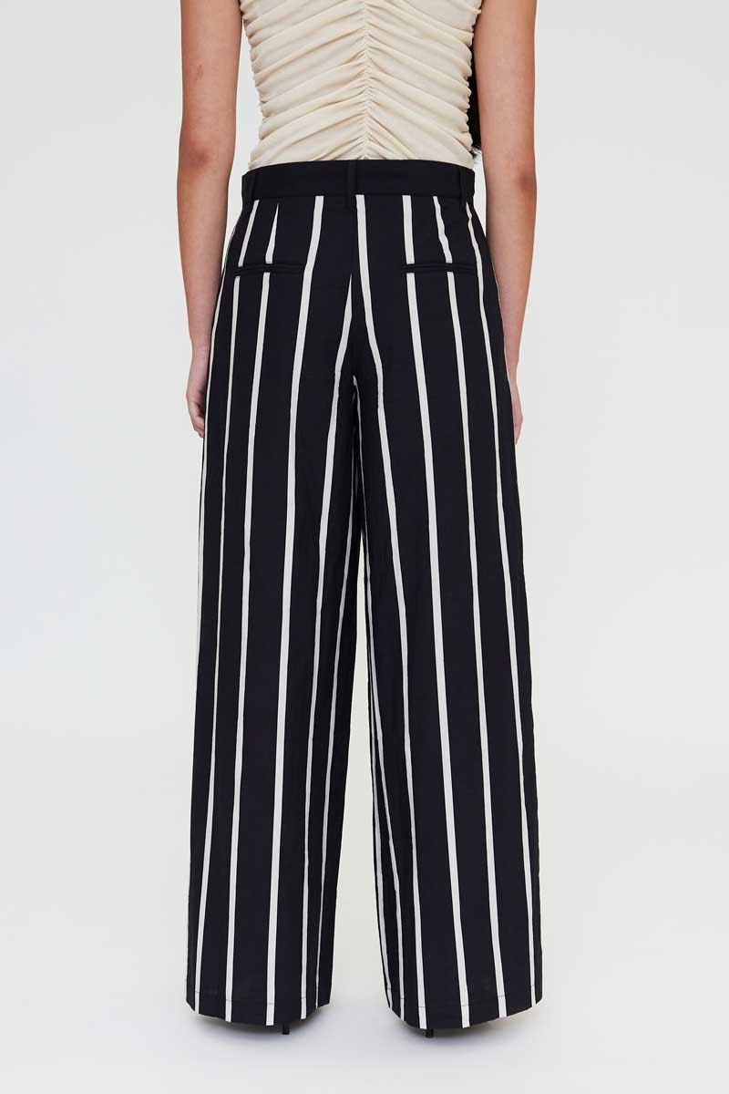 Black Stripe Pant
