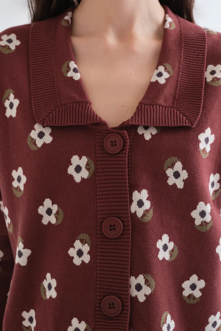 Santini Floral Cardigan