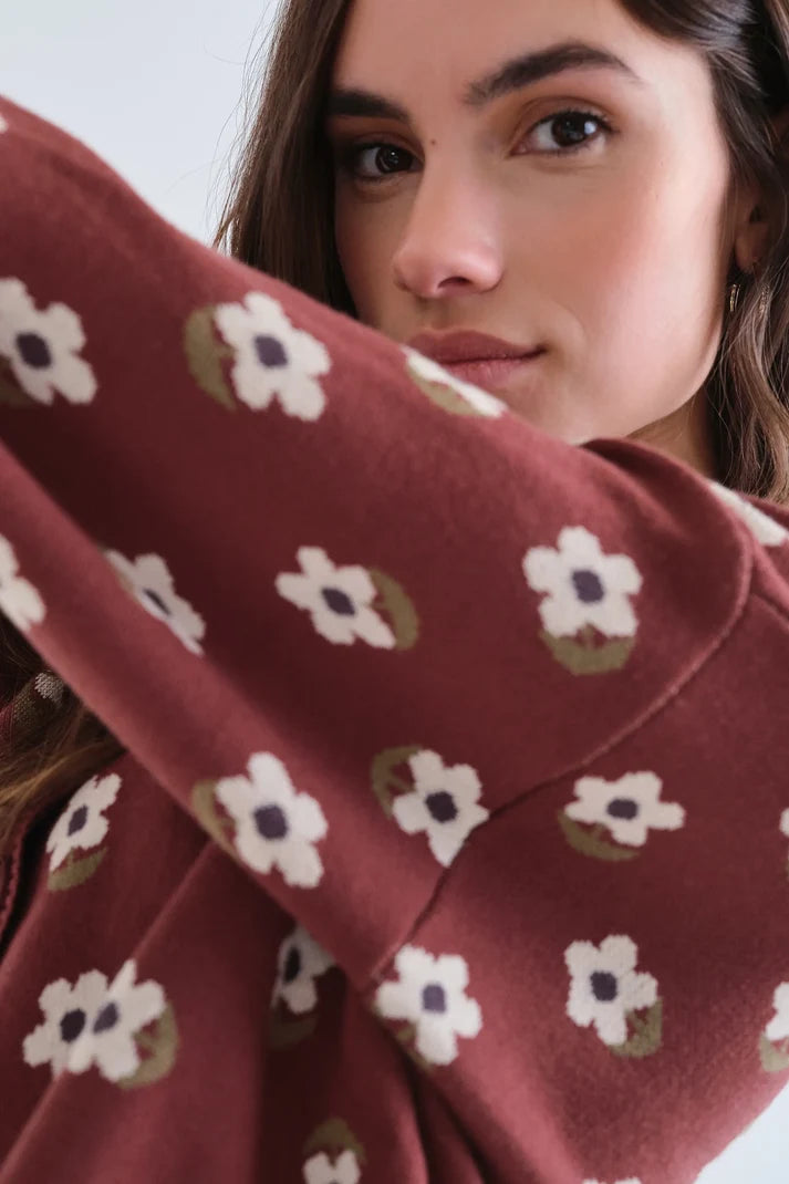 Santini Floral Cardigan
