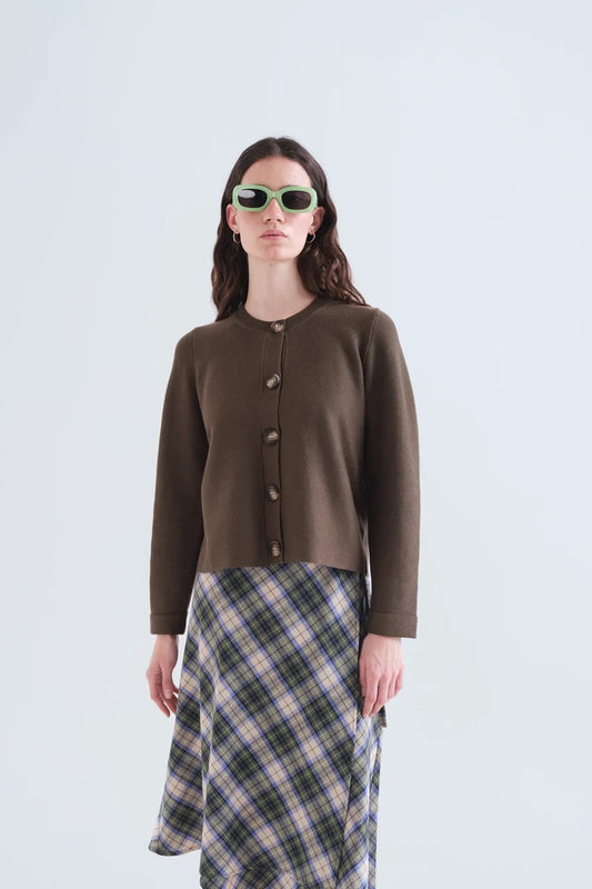 Dark Green Cardigan
