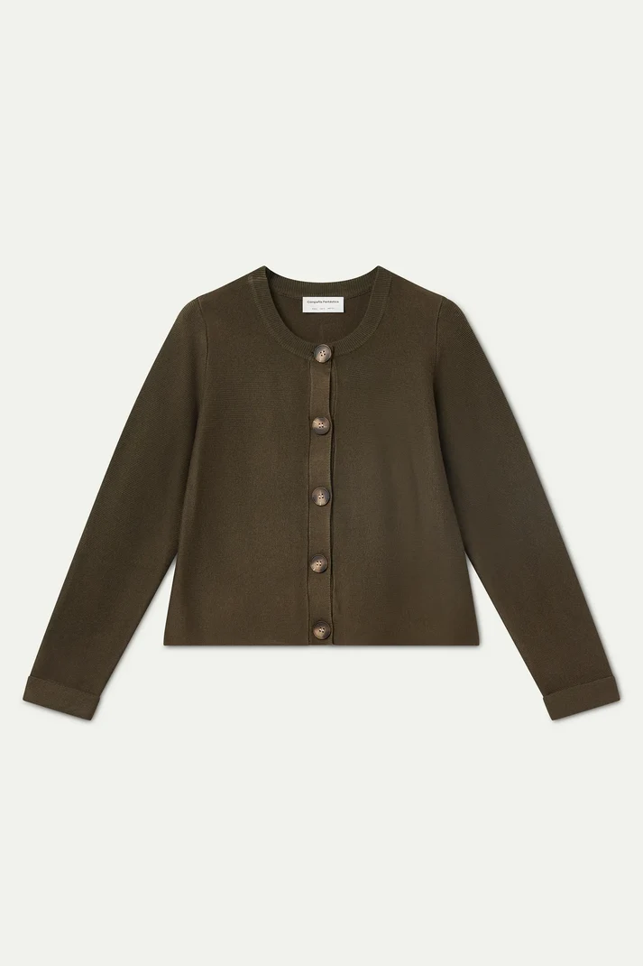 Dark Green Cardigan