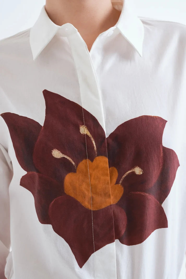 Flower Print Shirt