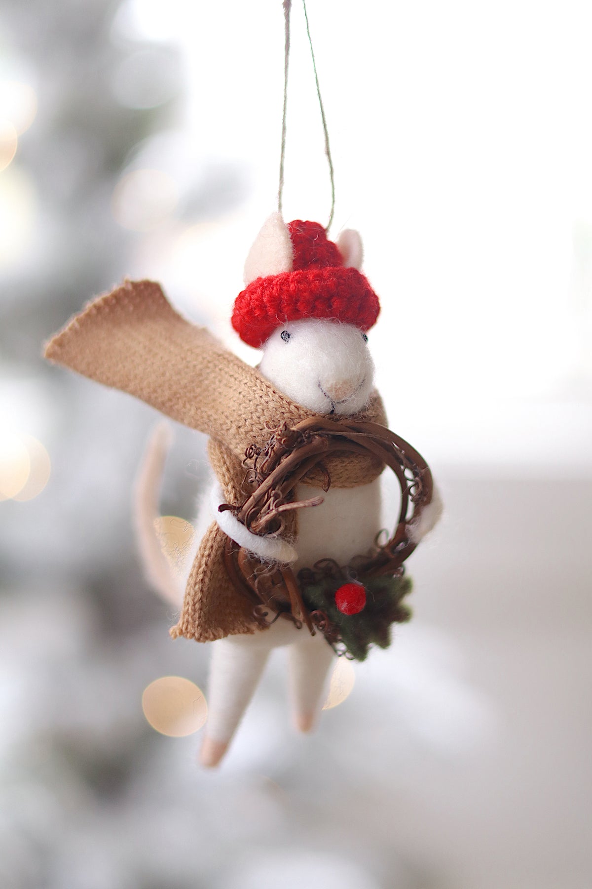 Willow Wreath Wilma Mouse