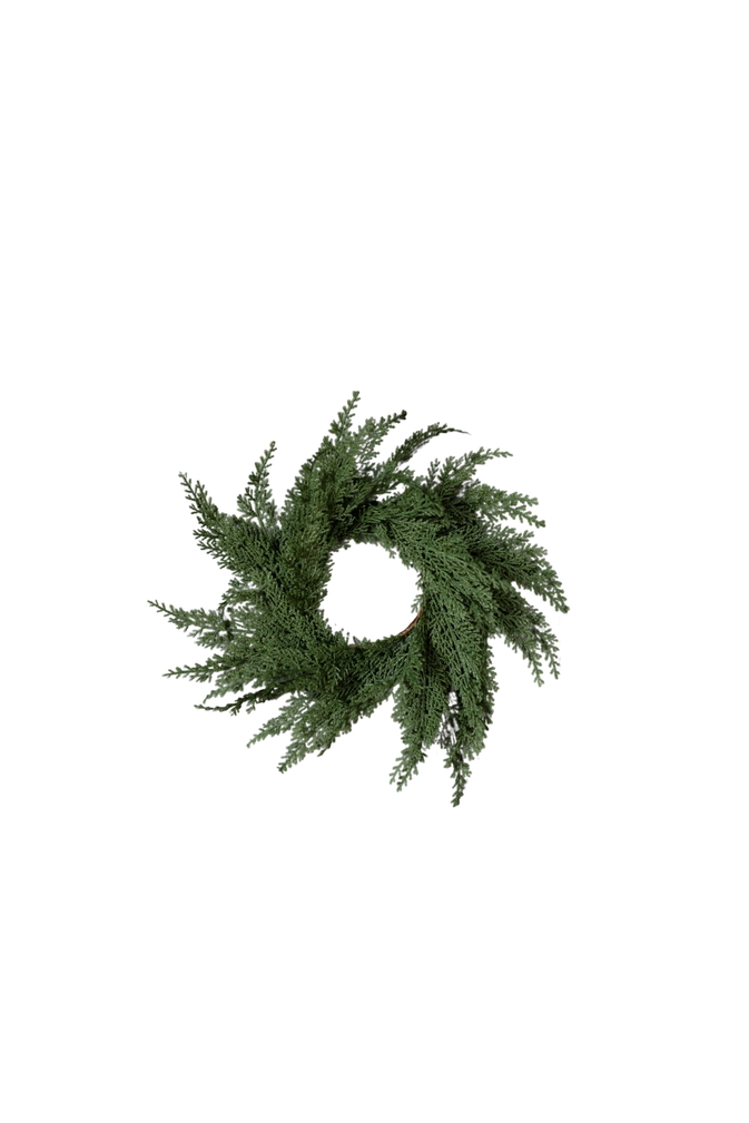 Cypress Real Touch Wreath