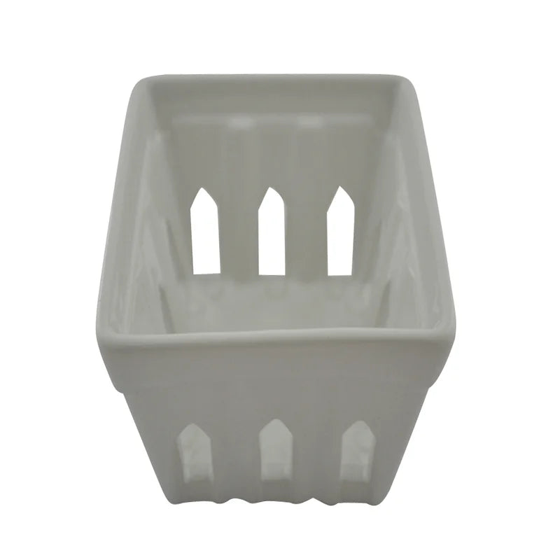 White Berry Basket