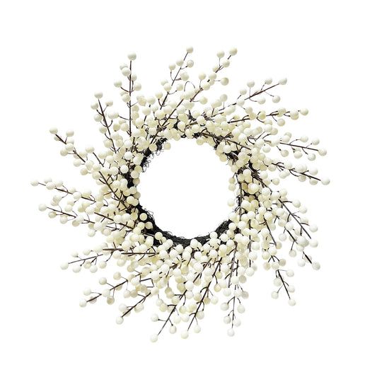 White Berry Wreath